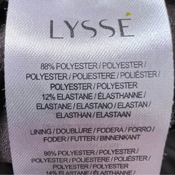 Lysse Black Shimmery Leggings Size Medium - Picture 6 of 8